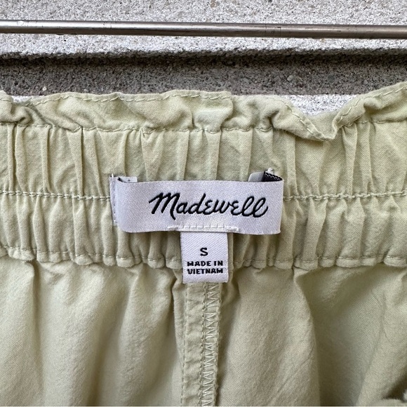 Madewell Pull-On Shorts in Signature Popin Faded Seagrass Pistachio Sage Green - Picture 8 of 15